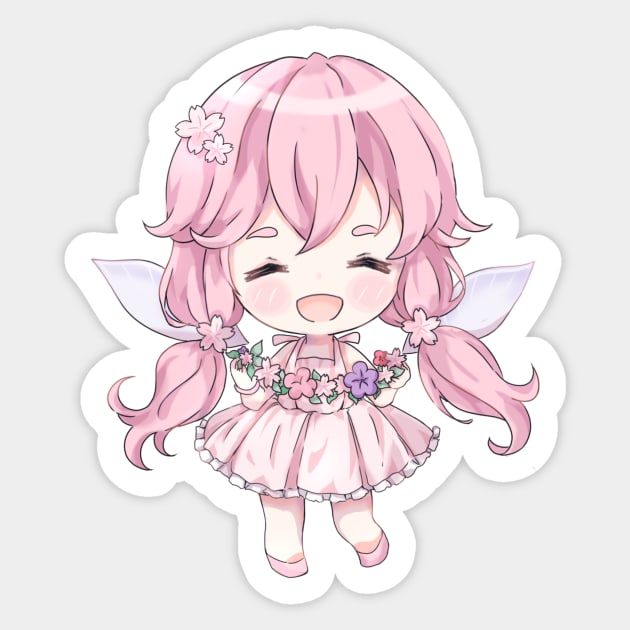 Spring little girl Sticker by Soyachan